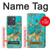 S2906 Aqua Turquoise Stone Hülle Schutzhülle Taschen für Motorola Edge 70