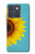 S3039 Vintage Sunflower Blue Hülle Schutzhülle Taschen für Motorola Edge 70
