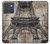 S3416 Eiffel Tower Blueprint Hülle Schutzhülle Taschen für Motorola Edge 70