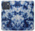 S3439 Fabric Indigo Tie Dye Hülle Schutzhülle Taschen für Motorola Edge 70