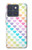 S3499 Colorful Heart Pattern Hülle Schutzhülle Taschen für Motorola Edge 70