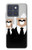 S3557 Bear in Black Suit Hülle Schutzhülle Taschen für Motorola Edge 70