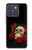 S3753 Dark Gothic Goth Skull Roses Hülle Schutzhülle Taschen für Motorola Edge 70
