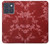 S3817 Red Floral Cherry blossom Pattern Hülle Schutzhülle Taschen für Motorola Edge 70