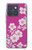 S3924 Cherry Blossom Pink Background Hülle Schutzhülle Taschen für Motorola Edge 70