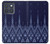 S3950 Textile Thai Blue Pattern Hülle Schutzhülle Taschen für Motorola Edge 70