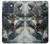 S3965 Angry Wolf Running Hülle Schutzhülle Taschen für Motorola Edge 70