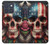 S4015 Skull American Flag Hülle Schutzhülle Taschen für Motorola Edge 70