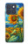 S4019 Sunflower Van Gogh Style Hülle Schutzhülle Taschen für Motorola Edge 70