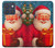 S4046 Happy Santa Hülle Schutzhülle Taschen für Motorola Edge 70