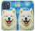 S4064 Smile Dog Van Gogh Starry Night Hülle Schutzhülle Taschen für Motorola Edge 70