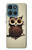 S0360 Coffee Owl Hülle Schutzhülle Taschen für Motorola Moto G (2026), G Play (2026)