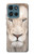 S2399 White Lion Face Hülle Schutzhülle Taschen für Motorola Moto G (2026), G Play (2026)