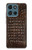S2850 Brown Skin Alligator Graphic Printed Hülle Schutzhülle Taschen für Motorola Moto G (2026), G Play (2026)
