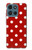 S2951 Red Polka Dots Hülle Schutzhülle Taschen für Motorola Moto G (2026), G Play (2026)