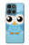S3029 Cute Blue Owl Hülle Schutzhülle Taschen für Motorola Moto G (2026), G Play (2026)