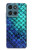 S3047 Green Mermaid Fish Scale Hülle Schutzhülle Taschen für Motorola Moto G (2026), G Play (2026)