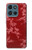 S3817 Red Floral Cherry blossom Pattern Hülle Schutzhülle Taschen für Motorola Moto G (2026), G Play (2026)