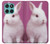 S3870 Cute Baby Bunny Hülle Schutzhülle Taschen für Motorola Moto G (2026), G Play (2026)