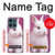 S3870 Cute Baby Bunny Hülle Schutzhülle Taschen für Motorola Moto G (2026), G Play (2026)