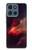 S3897 Red Nebula Space Hülle Schutzhülle Taschen für Motorola Moto G (2026), G Play (2026)