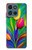 S3926 Colorful Tulip Oil Painting Hülle Schutzhülle Taschen für Motorola Moto G (2026), G Play (2026)