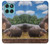 S4031 Baby Hippo Hippopotamus Family Hülle Schutzhülle Taschen für Motorola Moto G (2026), G Play (2026)