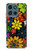 S4043 Colorful Flowers Cartoon Hülle Schutzhülle Taschen für Motorola Moto G (2026), G Play (2026)