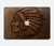 S4035 Native American Wood Carving Hülle Schutzhülle Taschen für MacBook Pro Retina 13″ - A1425, A1502