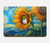 S4019 Sunflower Van Gogh Style Hülle Schutzhülle Taschen für MacBook Pro 14 M1-M5 A2442,A2779,A2992,A2918,A3112,A3185,A3401,A3434,A3112