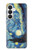 S0213 Van Gogh Starry Nights Hülle Schutzhülle Taschen für Samsung Galaxy S26