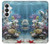 S0227 Aquarium Hülle Schutzhülle Taschen für Samsung Galaxy S26