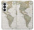S0604 World Map Hülle Schutzhülle Taschen für Samsung Galaxy S26