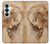 S1045 Leonardo da Vinci Woman's Head Hülle Schutzhülle Taschen für Samsung Galaxy S26