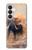 S1292 Dusty Elephant Egrets Hülle Schutzhülle Taschen für Samsung Galaxy S26