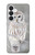 S1566 Snowy Owl White Owl Hülle Schutzhülle Taschen für Samsung Galaxy S26