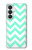 S1723 Mint Chevron Zigzag Hülle Schutzhülle Taschen für Samsung Galaxy S26