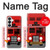 S2058 England British Double Decker Bus Hülle Schutzhülle Taschen für Samsung Galaxy S26