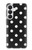 S2299 Black Polka Dots Hülle Schutzhülle Taschen für Samsung Galaxy S26