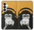 S2324 Funny Monkey with Headphone Pop Music Hülle Schutzhülle Taschen für Samsung Galaxy S26
