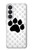 S2355 Paw Foot Print Hülle Schutzhülle Taschen für Samsung Galaxy S26