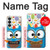 S2521 Cute Nerd Owl Cartoon Hülle Schutzhülle Taschen für Samsung Galaxy S26