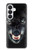 S2823 Black Wolf Blue Eyes Face Hülle Schutzhülle Taschen für Samsung Galaxy S26