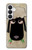 S2826 Cute Cartoon Unsleep Black Sheep Hülle Schutzhülle Taschen für Samsung Galaxy S26