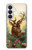 S2841 Vintage Reindeer Christmas Hülle Schutzhülle Taschen für Samsung Galaxy S26