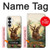 S2841 Vintage Reindeer Christmas Hülle Schutzhülle Taschen für Samsung Galaxy S26