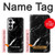 S2895 Black Marble Graphic Printed Hülle Schutzhülle Taschen für Samsung Galaxy S26