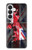 S2936 UK British Flag Map Hülle Schutzhülle Taschen für Samsung Galaxy S26