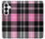S3091 Pink Plaid Pattern Hülle Schutzhülle Taschen für Samsung Galaxy S26
