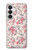 S3095 Vintage Rose Pattern Hülle Schutzhülle Taschen für Samsung Galaxy S26